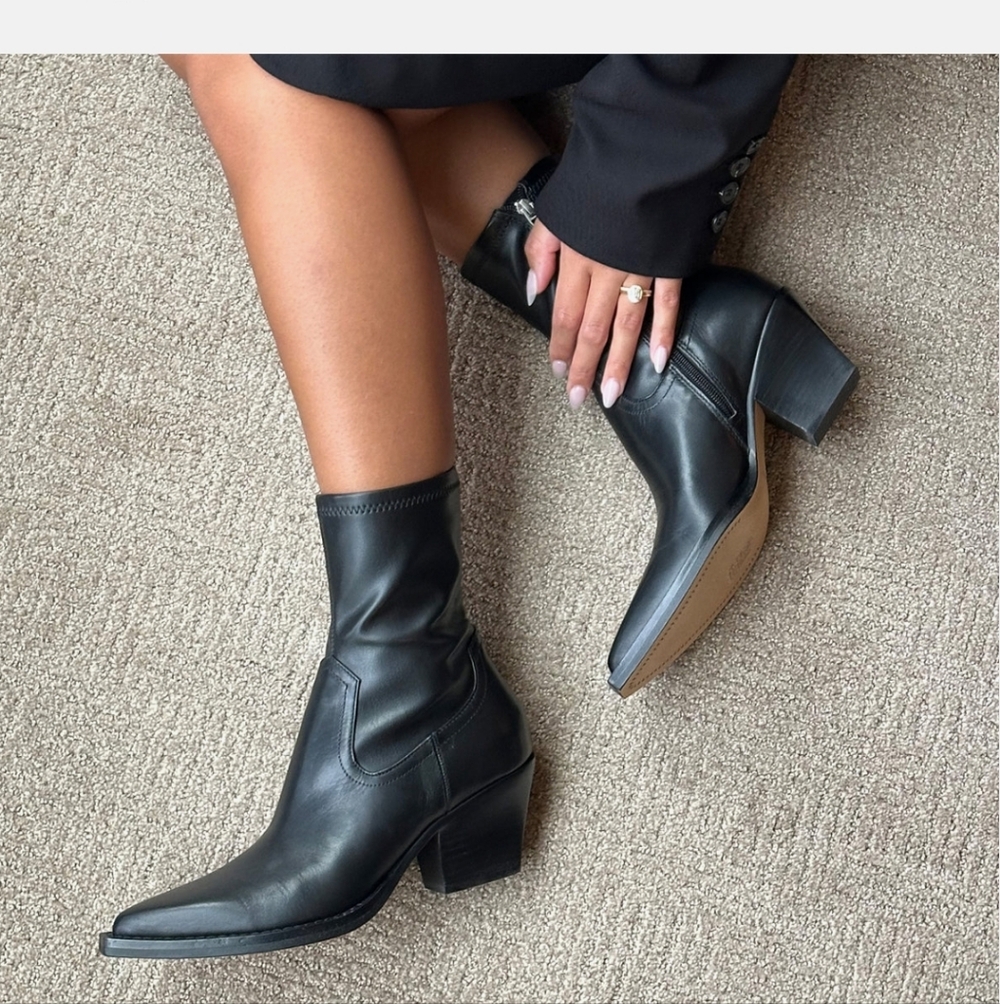 Dolce Vida Leather Boots Booties